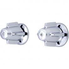 Central Brass 6056 - Tub & Shower-2 Canopy Hdl 1/2'' Combo Union 6'' Cntrs-Pc
