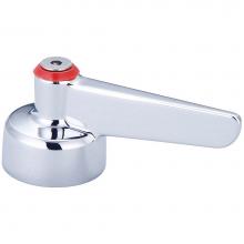 Central Brass CS-19007H - Two Handle Faucet-Lever Handle With Vandal Proof Screw-Hot-Pc