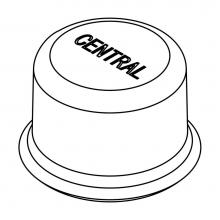 Central Brass PF-358-Q - Bubbler Head-Cap Button