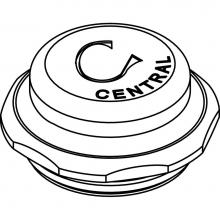 Central Brass PF-7125-C - Self-Closing-Brass Cap-Cold