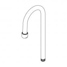 Central Brass SU-157-GLA - Bar Faucet-3-15/16'' Rigid Gooseneck Spout W/ Aerator For 0289