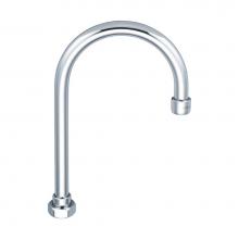 Central Brass SU-157-KRA - Two Handle Faucet-5-1/2'' Rigid Gooseneck Spout W/ Aerator