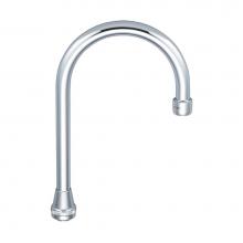 Central Brass SU-157-KSA - Two Handle Faucet-5-1/2'' Gooseneck Spout W/ Aerator