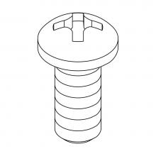 Central Brass X104 - Round Head Seat Washer Screw-25/Pk