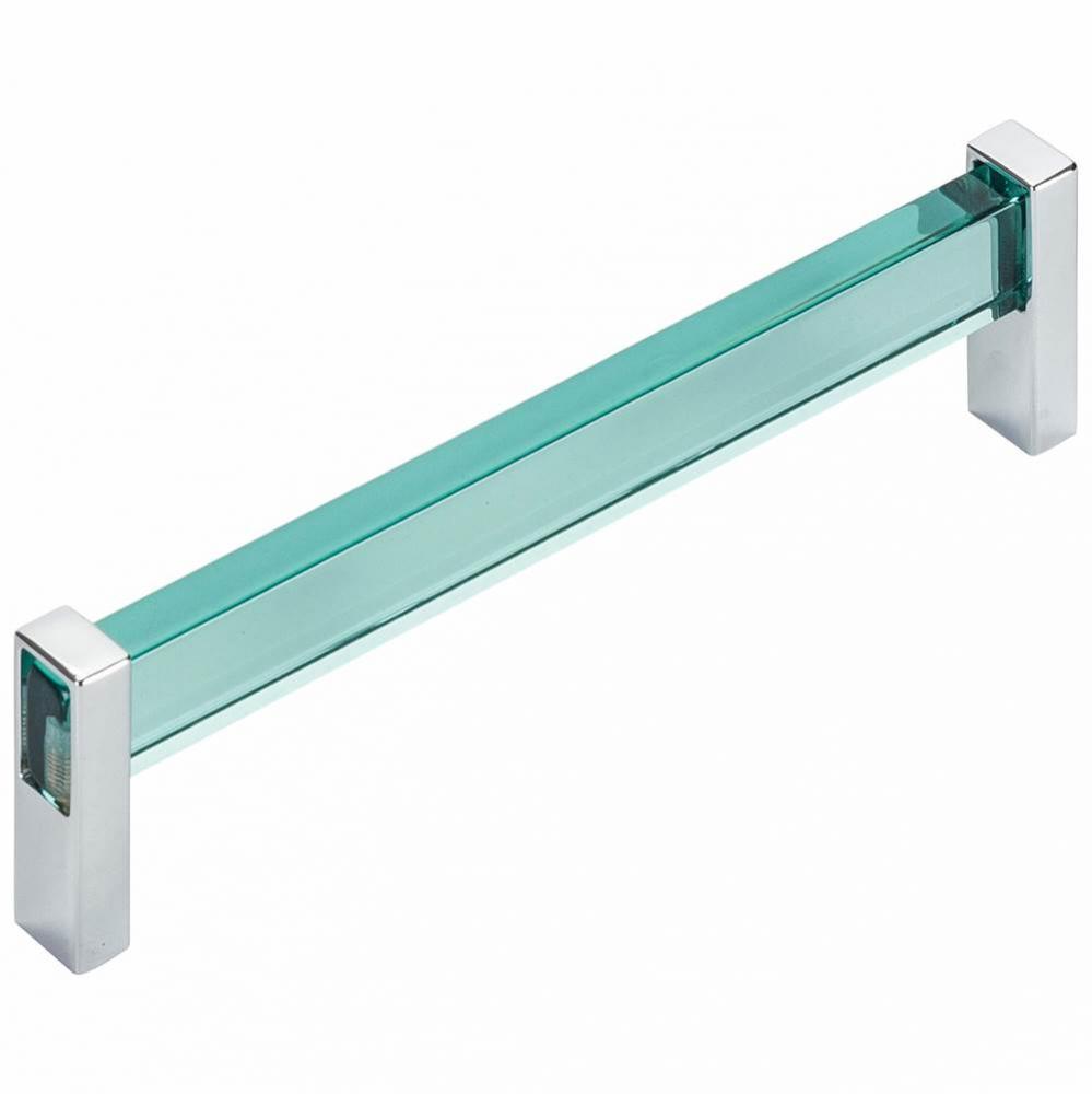 Prism 160mm P. Chrome/Trans. Green Pull