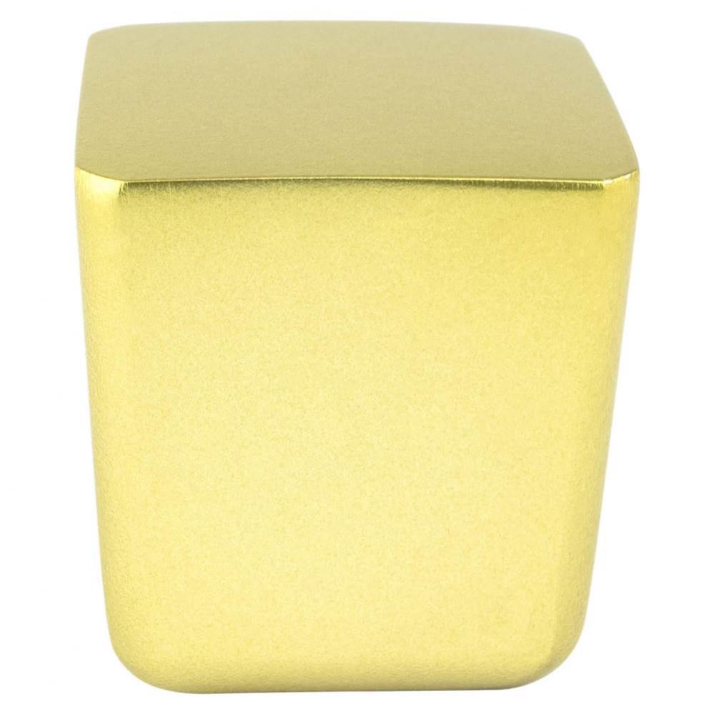 Mini Soft Gold Large Square Knob