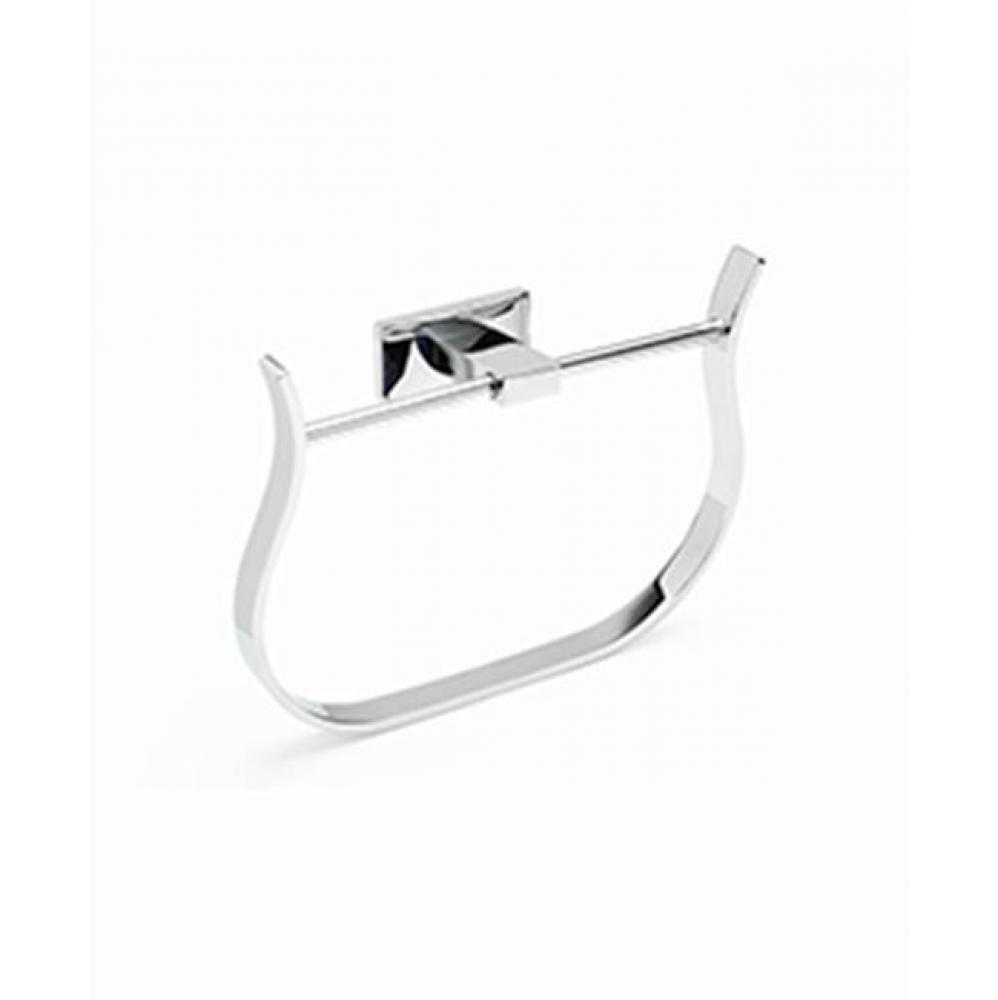 Curve Appeal Polished Chrome Towel Ring