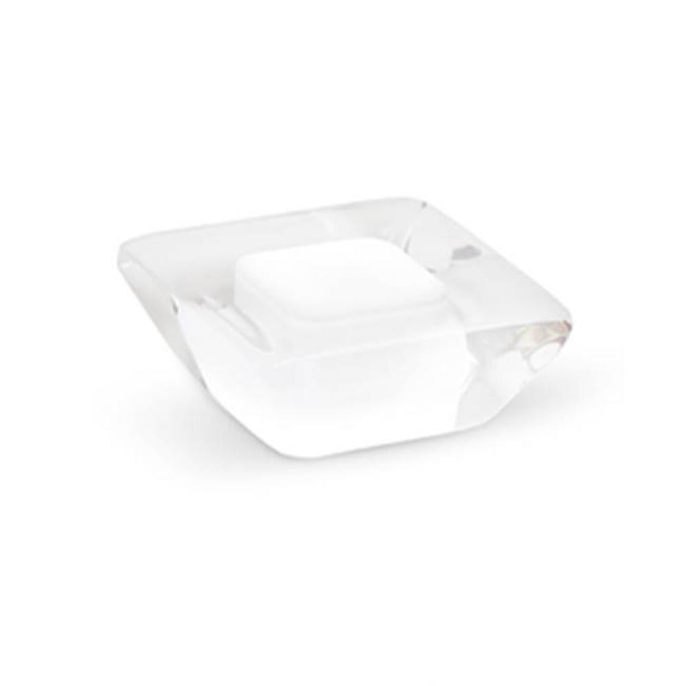 Core Transparent White Knob