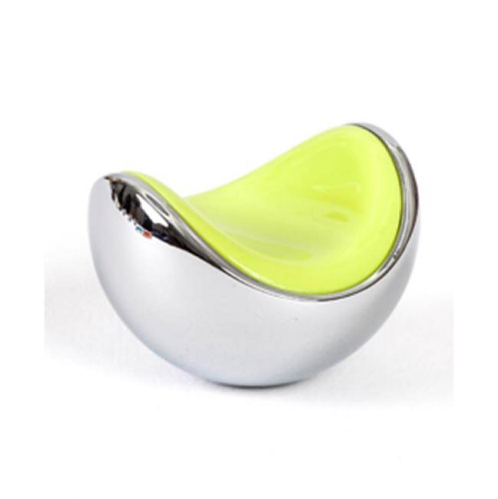 Zest Polished Chrome with Lime Knob