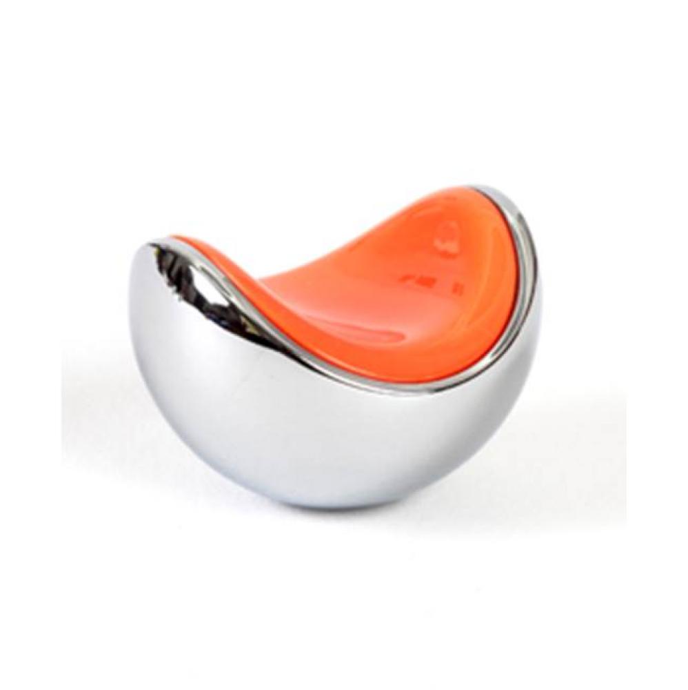 Zest Polished Chrome with Orange Knob