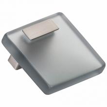 R. Christensen 1171-7000-P - Quad Brushed Nkl./Trans. Grey Knob