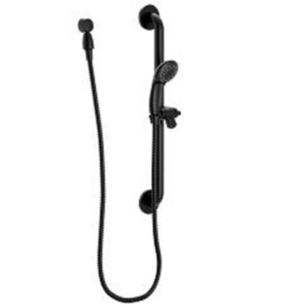 Cfg Handheld Shower On Slidebar Bl