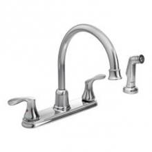 Cleveland Faucet 40619 - Chrome Two-Handle High Arc Kitchen Faucet
