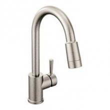 Cleveland Faucet 46200CSL - Classic Stainless One-Handle Pulldown Kitchen Faucet