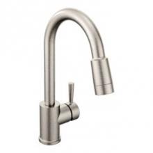 Cleveland Faucet 46201CSL - Classic Stainless One-Handle Pulldown Kitchen Faucet