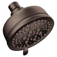 Cleveland Faucet 48401GROWB - Old world bronze four-function 4'' diameter spray head eco-performance showerhead shower