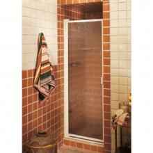 Century Bathworks P-70 - P-70 Single Door, Almond Tone Paint, Rain Glass