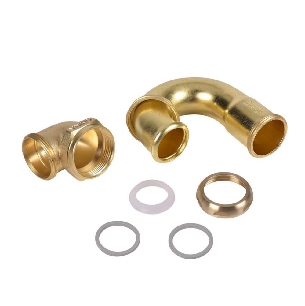 La Code P-Trap 1.5, 17 Gauge Brass Nut Unf