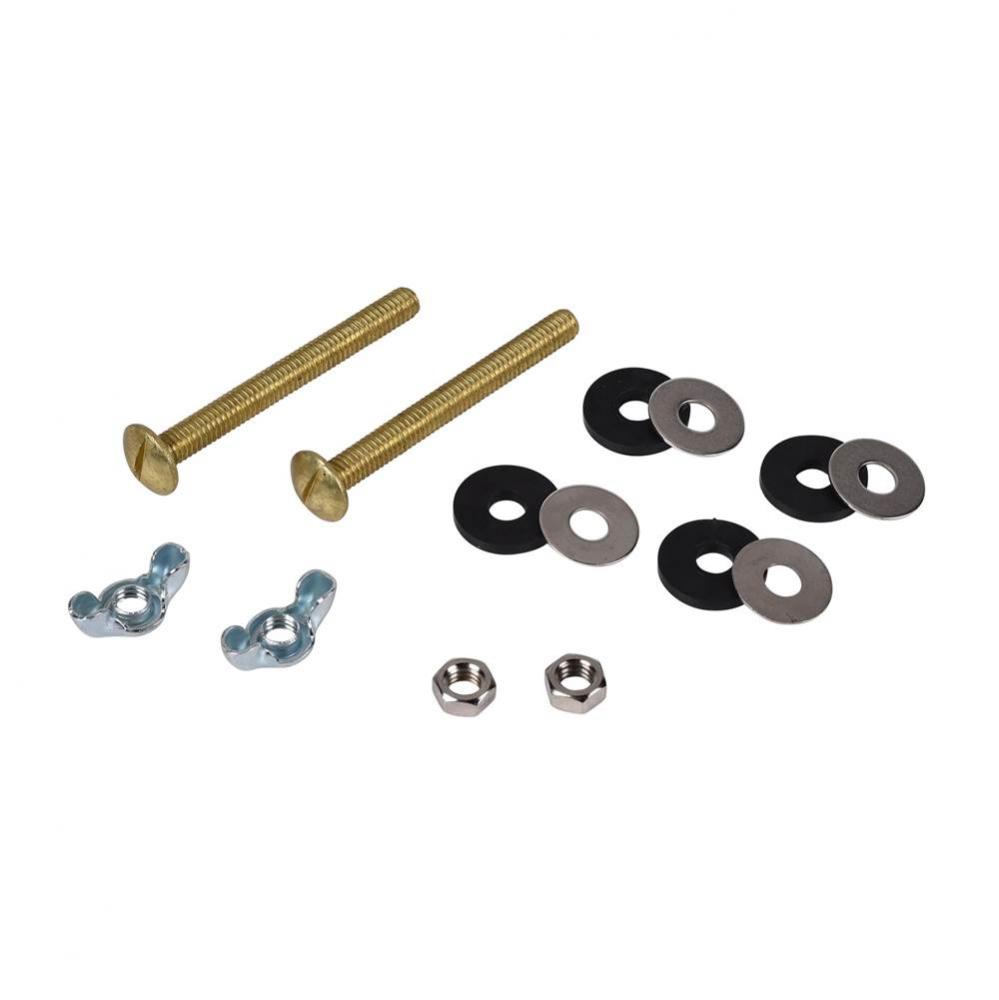 Tank To Bowl Bolt Kit W/Galvanized Spud Washer