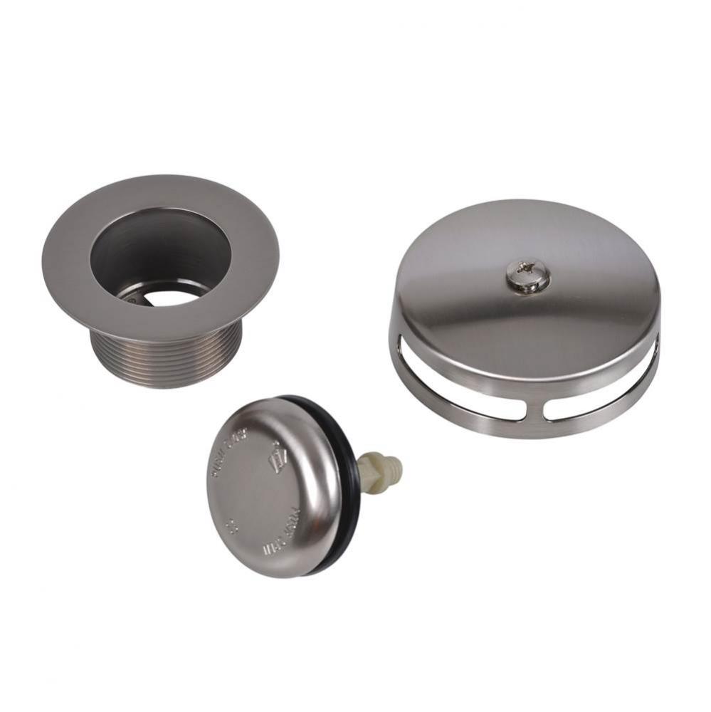 W And O Dblue Trim Kit Touch-Toe Stopper Brushed Nickel