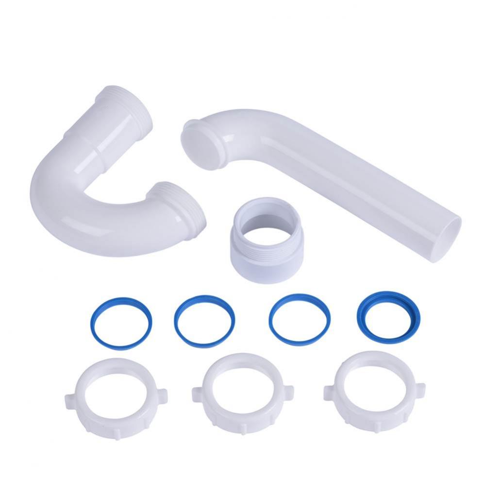 P-Trap 1-1/2 X 1-1/2 White Plastic Pipe