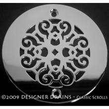 Designer Drains CLA4-SP400337062 - Classic Scrolls No.