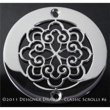 Designer Drains CLA6-SP400337062 - Classic Scrolls No.