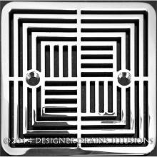 Designer Drains GEO9-SPQ450909136 - Geometric Illusions No.