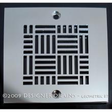 Designer Drains GEO6-SPQ412337062 - Geometric Pattern No.