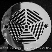Designer Drains GEO4-SP400337062 - Geometric Pentagon No.
