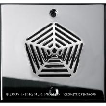 Designer Drains GEO4-SPQ412337062 - Geometric Pentagon No.