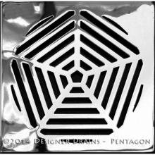 Designer Drains GEO4-SP500125 - Geometric Pentagon No.
