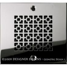 Designer Drains GEO1-SPQ412337062 - Geometric Squares No.