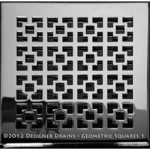 Designer Drains GEO1-SP375160 - Geometric Squares No.
