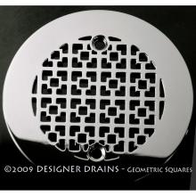 Designer Drains GEO1-SP400337062 - Geometric Pattern Squares No.