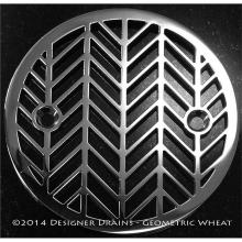 Designer Drains GEO2-SP400264090 - Geometric Wheat No.
