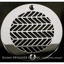 Designer Drains GEO2-SP400337062 - Geometric Wheat No.