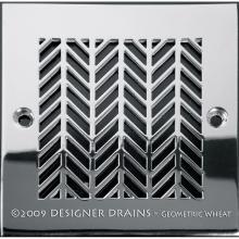 Designer Drains GEO2-SPQ412337062 - Geometric Wheat No.