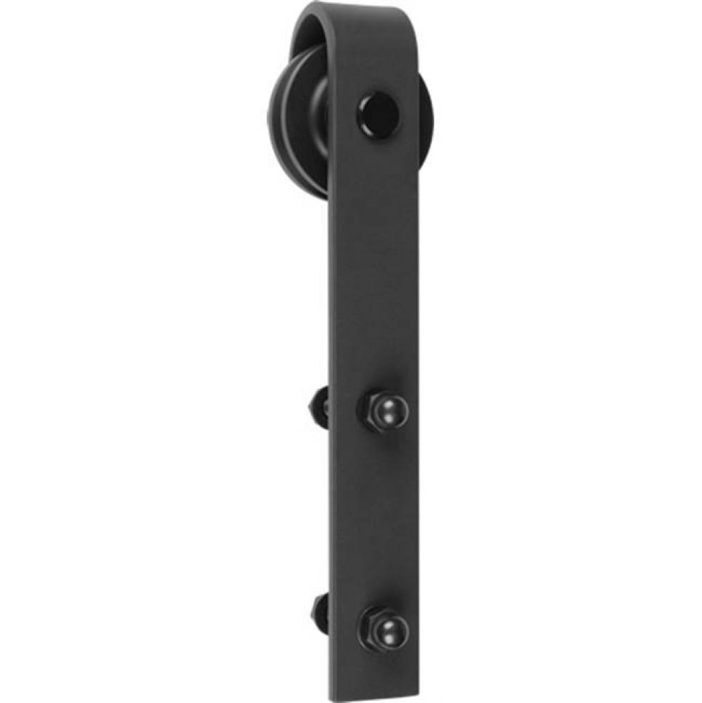 6Ft 1000 Series Barn Door Hdwe Kit Black