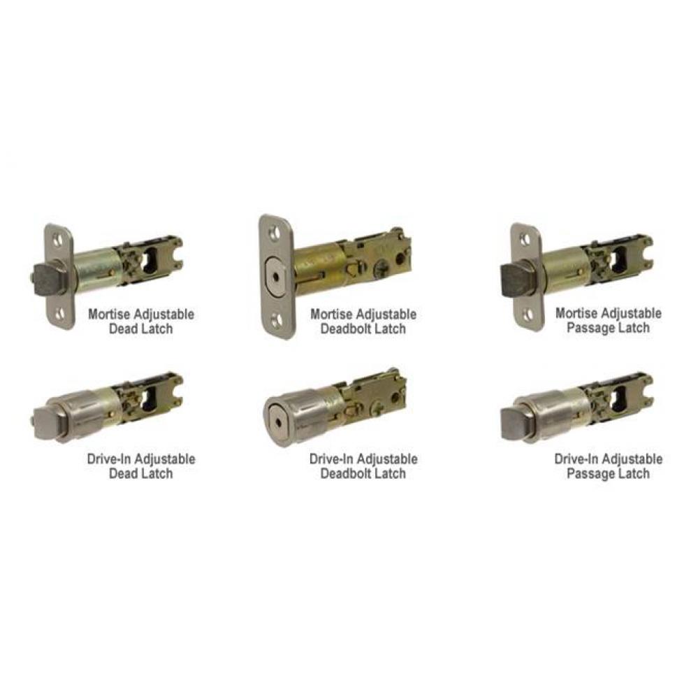 Mortise Adj. Deadbolt Latch