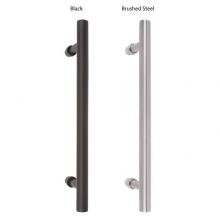 Delaney Hardware BD0021 - 7-3/4''  Pull Handle- Round 002 Brushed Steel