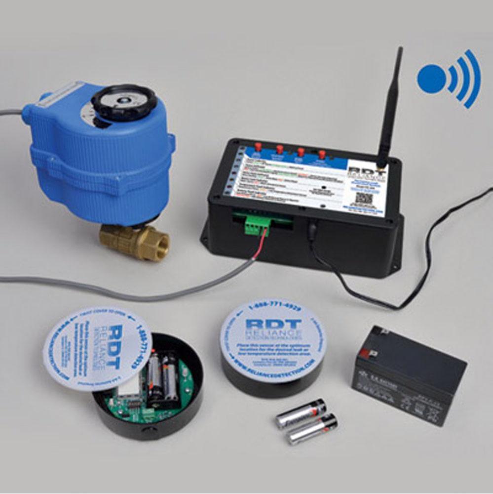 RDT Wireless 1-1/2'' Plumbing Leak Detection and Automatic Water Shutoff