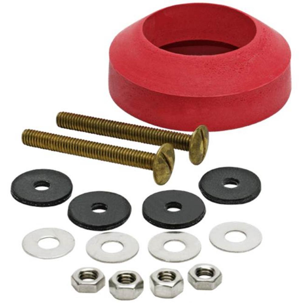 Tank to bowl bolts & gasket kit. Packaged in a blister card.