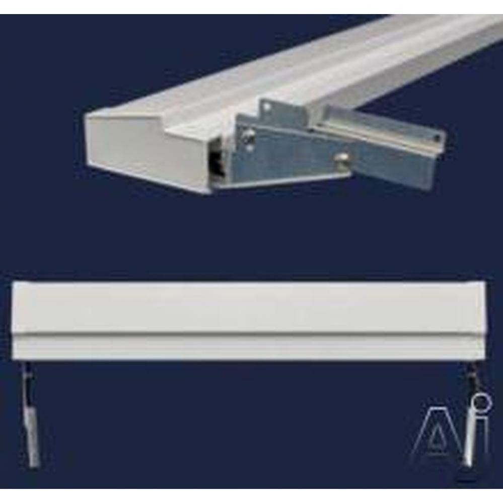 White Slide-In Range Adjustable Metal Backguard