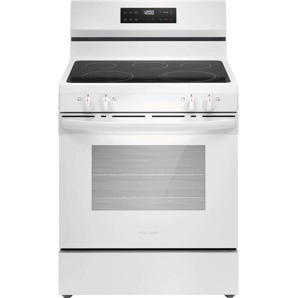 30'' Electric Range with Steam Clean
