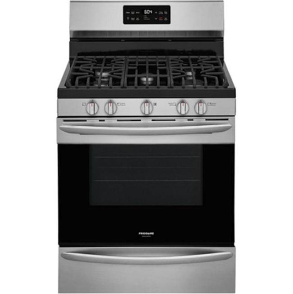 30'' Freestanding Gas Range with Steam Clean