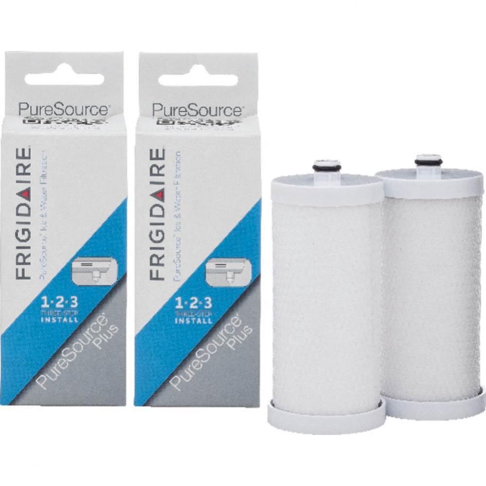 PureSource Plus Replacement Ice and Water Filter, 2 Pack