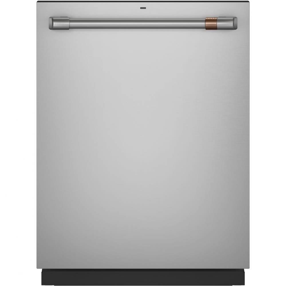 Cafe Stainless Interior Built-In Dishwasher with Hidden Controls