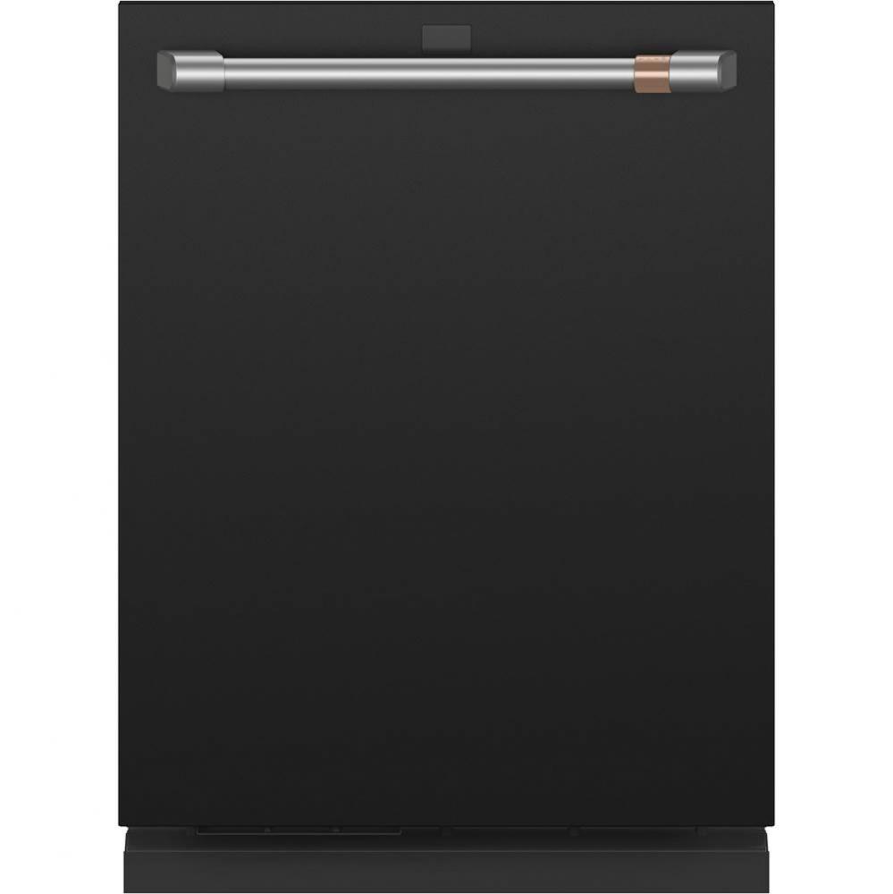 Cafe Smart Stainless Interior Built-In Dishwasher with Hidden Controls