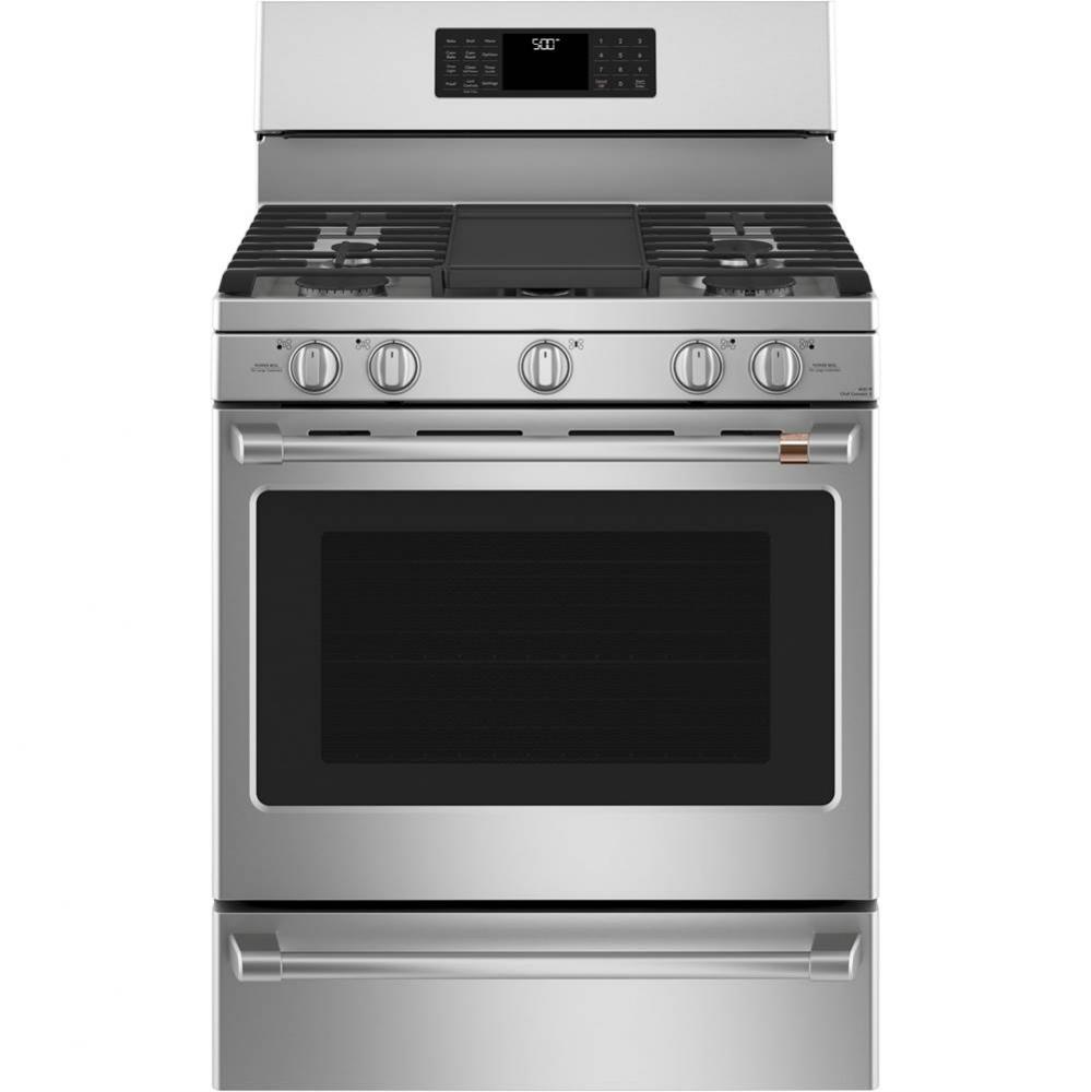 Cafe 30'' Smart Free-Standing Gas Range with Convection